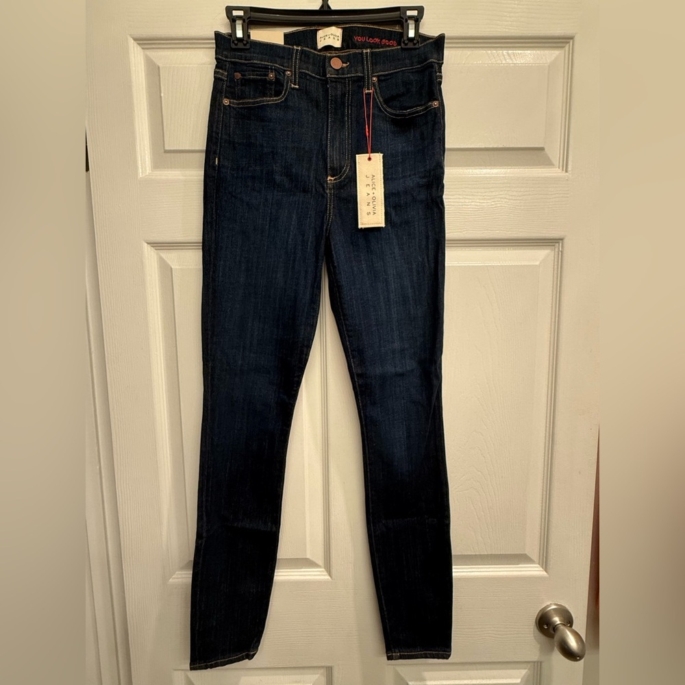 Alice + Olivia Indigo Denim Jeans
